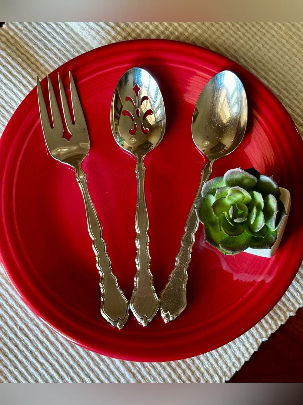 Oneida Satinique Stainless 3-Pc. Serving Set Discontinued Satin Finish